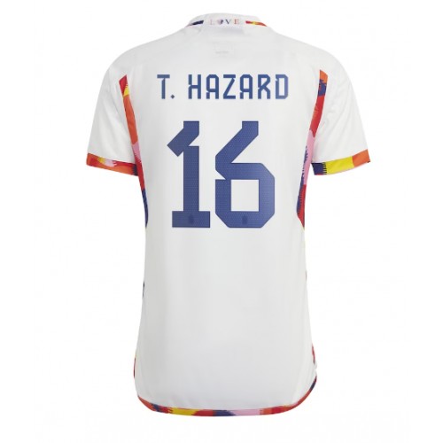 Belgien Thorgan Hazard #16 Udebanetrøje VM 2022 Kort ærmer